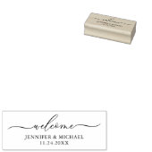 Willkommen Gummistempel (Stempel)