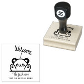 Willkommen Gummistempel (Stempel)