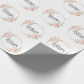 Willkommen Handgemachtes Geschenk Geschenkpapier (Ecke)