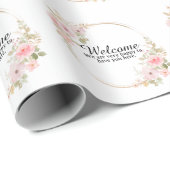 Willkommen Handgemachtes Geschenk Geschenkpapier (Rolleneckpunkt)