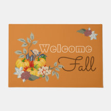 Willkommen Herbst-Blumendesign