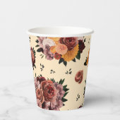 Willkommen Herbst Pappbecher (Rückseite)