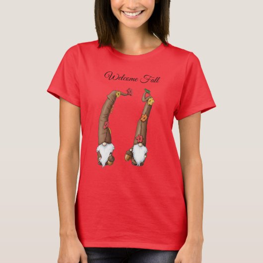 Willkommen Herbst T-Shirt (Vorderseite)
