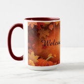 Willkommen Herbst Tasse (Links)