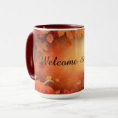 Willkommen Herbst Tasse (Vorderseite Links)