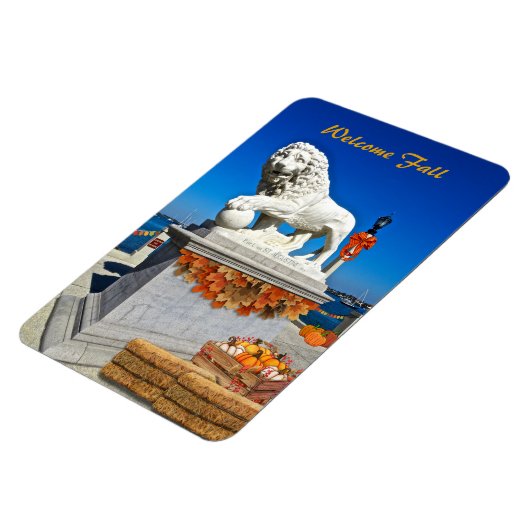 Willkommen Herbstküste St Augustine Florida Magnet (Linke Seite)