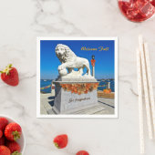 Willkommen Herbstküste St Augustine Florida Serviette (Beispiel)