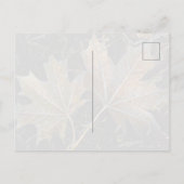 Willkommen Herbstlaub Postkarte (Rückseite)