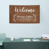 Willkommen Hochzeit im Herbst Engagement Party Woo Banner (Messeveranstaltung)