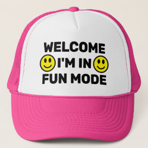 Willkommen - Ich bin im Spaß-Modus™ Trucker Hut Truckerkappe
