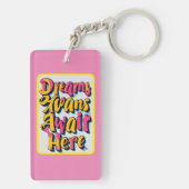 "Willkommen Ihre Träume" Schlüsselanhänger (Rückseite)