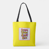 "Willkommen Ihre Träume" Tasche (Rückseite)