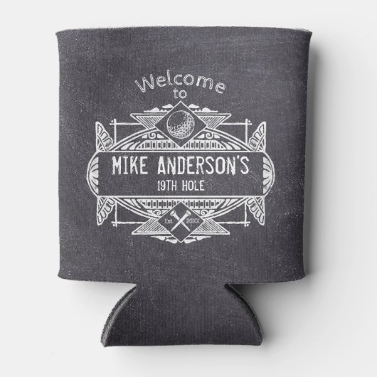 Willkommen im 19. Loch Dosenkühler (Vorderseite)