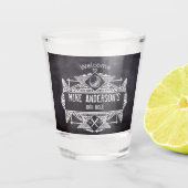 Willkommen im 19. Loch Schnapsglas (Vorderseite)