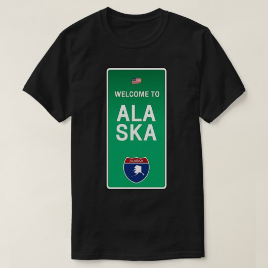 Willkommen im Alaska TShirt (Design vorne)