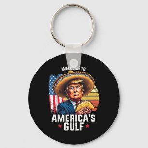 Willkommen im Amerikanischen Golf, dem lustigen Tr Schlüsselanhänger