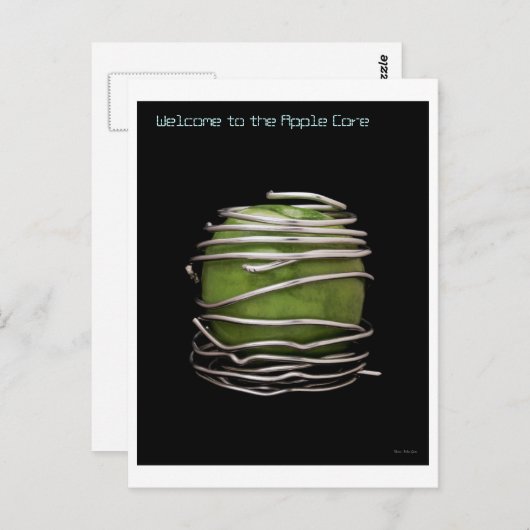 Willkommen im Apple Core Postkarte (Vorne/Hinten)