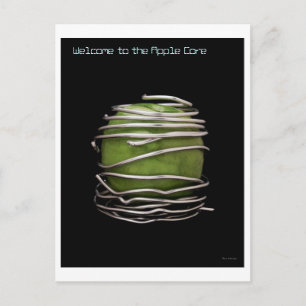 Willkommen im Apple Core Postkarte