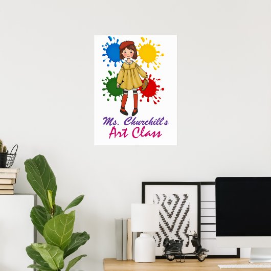 Willkommen im Art Teacher's Classroom - SRF Poster (Heimbüro)