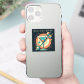 Willkommen im Atome Martini Club Age Aufkleber (Telefon)