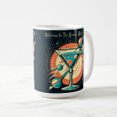 Willkommen im Atome Martini Club Age Kaffeetasse (VorderseiteRechts)