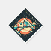 Willkommen im Atome Martini Club Age Serviette (Ecke)