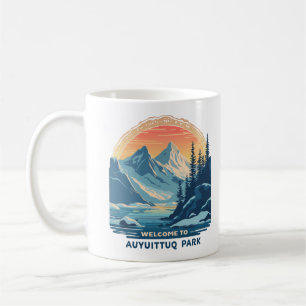 Willkommen im Auyuittuq National Canadian Park Kaffeetasse