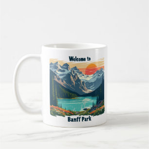 Willkommen im Banff National Canadian Park Kaffeetasse