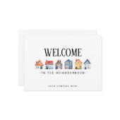 Willkommen im benachbarten Wasserfarbenreservat Karte (Vorderseite/Rückseite Beispiel)