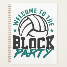 Willkommen im Block Party Volleyball Mittelblock Planer