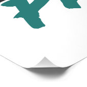 Willkommen im Block Party Volleyball Mittelblock Poster (Ecke)