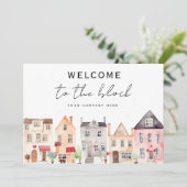 Willkommen im Blockneuem Hauseigentümer Real-Anwes (Stehend Vorderseite)