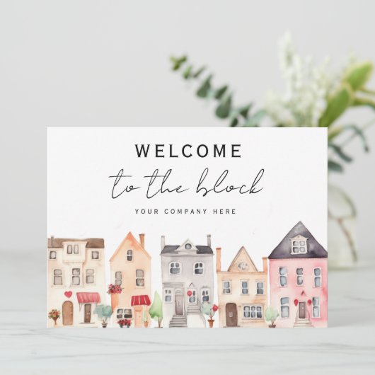 Willkommen im Blockneuem Hauseigentümer Real-Anwes (Stehend Vorderseite)