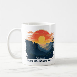 Willkommen im Blue Mountains National Australian P Kaffeetasse