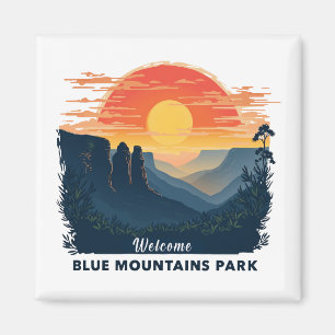 Willkommen im Blue Mountains National Australian P Magnet