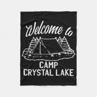 Willkommen im Camp Crystal Lake Fleecedecke