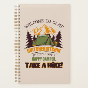 Willkommen im Camp Quitcherbitchin Happy Camper Planer