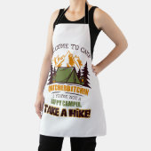 Willkommen im Camp Quitcherbitchin Happy Camper Schürze (InSitu)