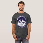 Willkommen im Campingplatz Quitcherbitchin Camping T-Shirt (Vorne ganz)