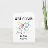 Willkommen im Chaos, neue Mitarbeiter, Coworker Ca Karte (Vorderseite)