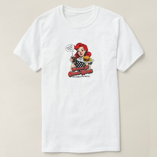 Willkommen im Clownworld T - Shirt (Design vorne)