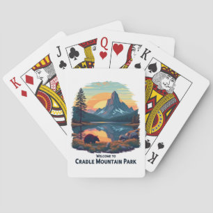 Willkommen im Cradle Mountain National in Australi Spielkarten