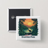 Willkommen im Daintree National Australian Park Button (Vorne & Hinten)