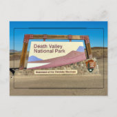 Willkommen im Death Valley Nationalpark Postcard Postkarte (Vorderseite)
