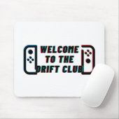 Willkommen im Drift Club Mousepad (Mit Mouse)