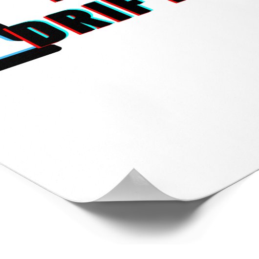 Willkommen im Drift Club Poster (Ecke)