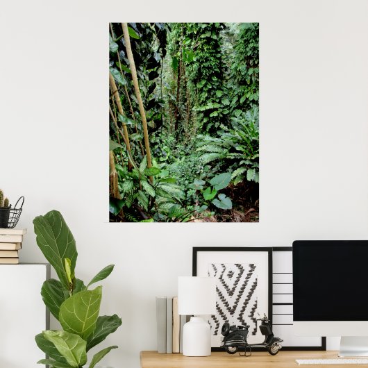 Willkommen im Dschungel Poster (Heimbüro)