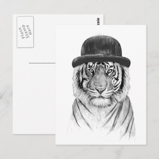 Willkommen im Dschungel Postkarte (Vorne/Hinten)