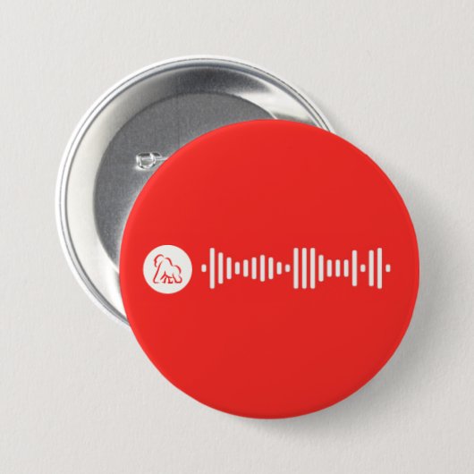 Willkommen im Dschungelspotidcode Button (Vorne & Hinten)