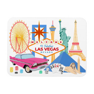 Willkommen im fabulösen Las Vegas City Magnet